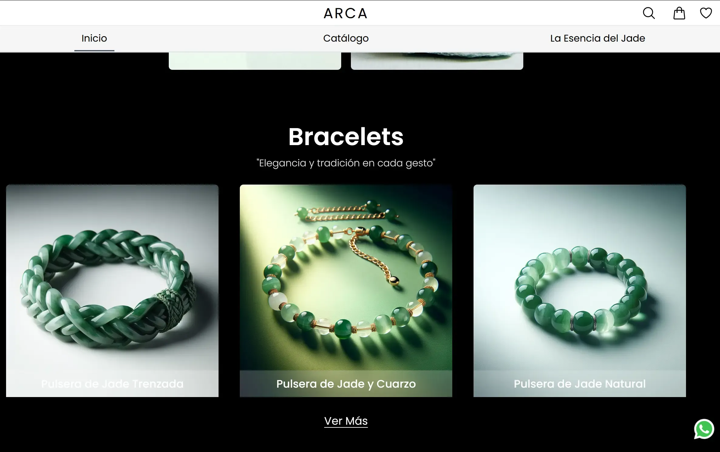 Arca - Ecommerce para Joyería de Jade