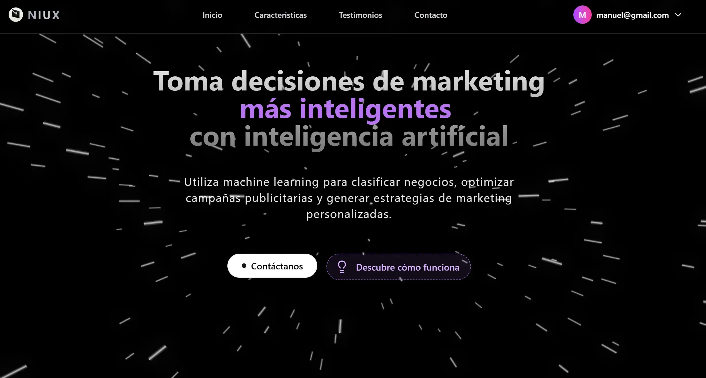 Niux Marketing - Impulsado con Inteligencia Artificial