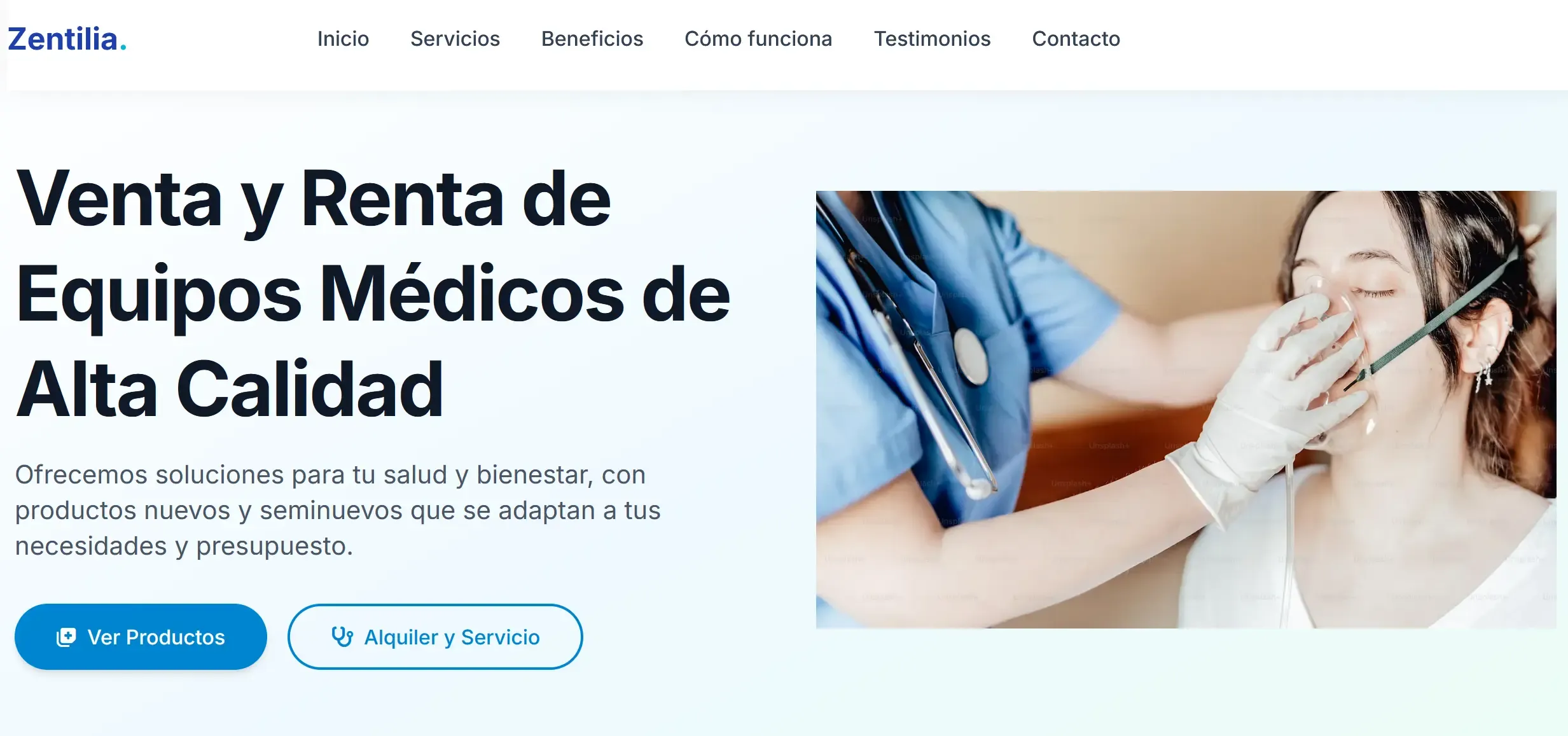 Zentilia Shop - Ecommerce de Productos Médicos